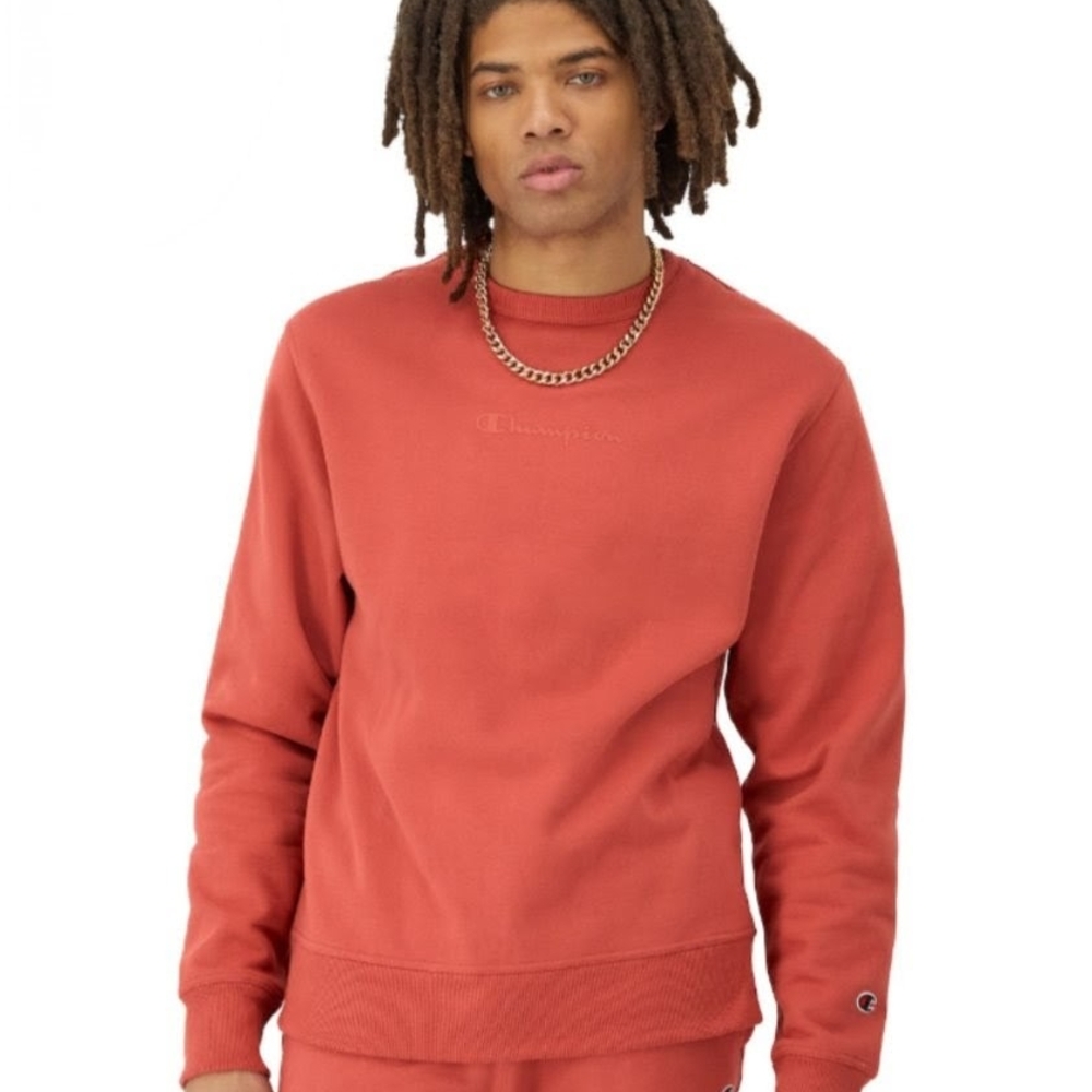 Champion Men's Crewneck in Red